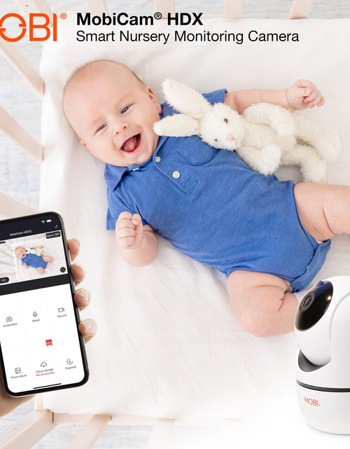 Load image into Gallery viewer, cam 2 Pack HDX Smart Wi-Fi Pan &amp; Tilt Baby Nursery Monitoring Camera, Free Smart App Compatible for Ios &amp; Android
