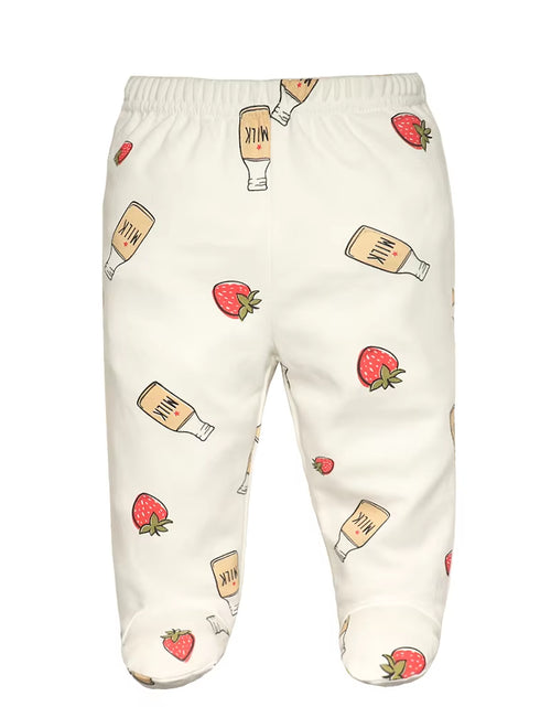 Load image into Gallery viewer, 3Pcs/Lot Spring Autumn Footed Baby Pants 100% Cotton Baby Girls Boys Clothes Unisex Casual Bottom PP Pants Newborn Baby Clothing
